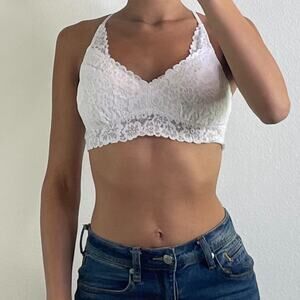 White Lace Padded Bralette